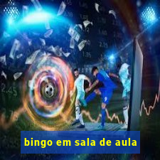 bingo em sala de aula